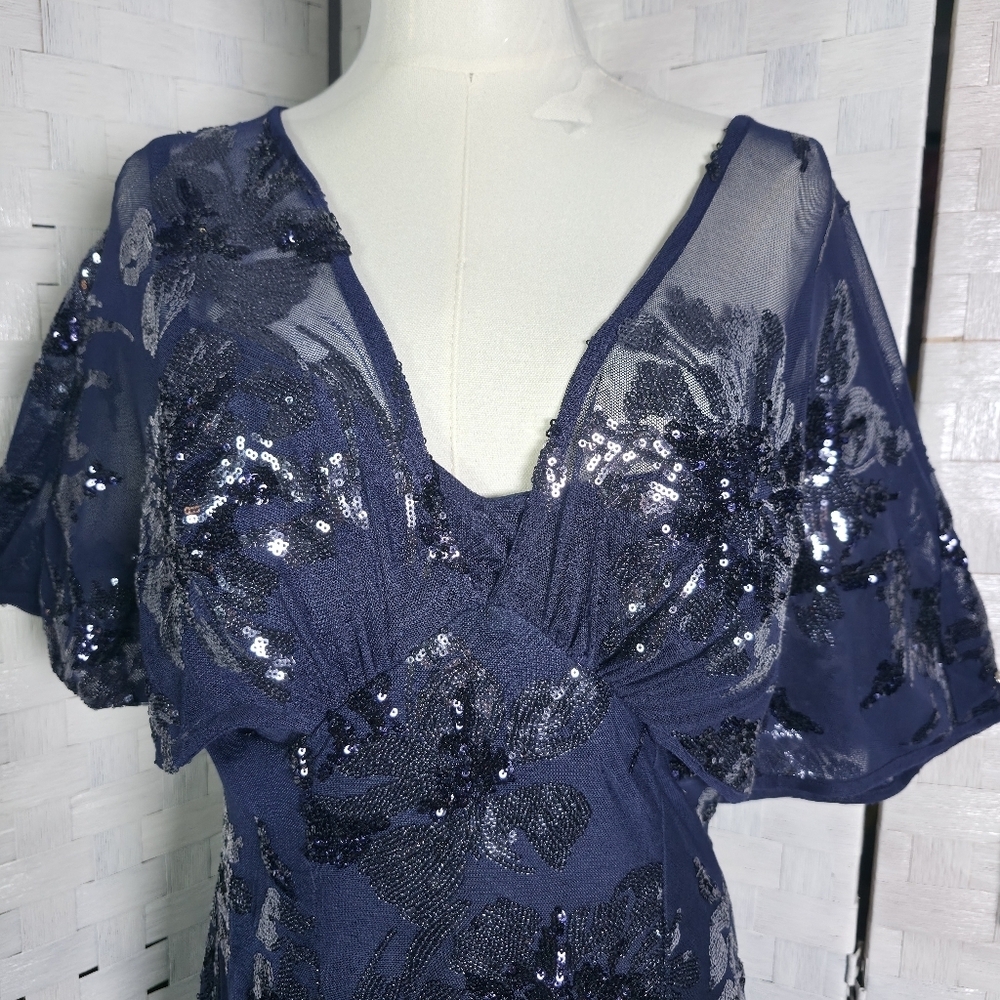 R&M RICHARDS SEQUIN DRESS - Picture 6 of 11